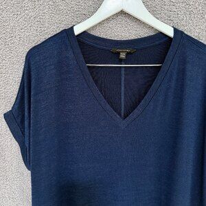 Banana Republic Luxespun Tunic Navy Blue